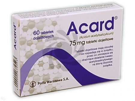 Acard tabletki  0,075g 60 szt