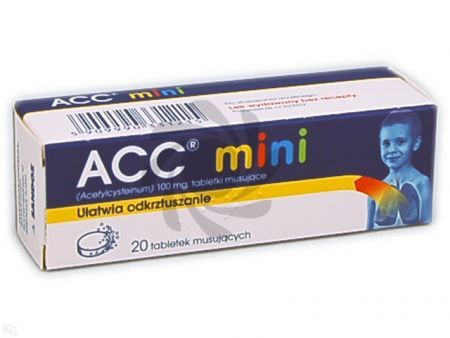ACC mini tabletki musujące 0,1 g 20 szt