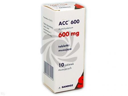 ACC optima tabletki musujące 0,6 g 10 szt