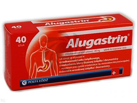 Alugastrin tabletki do żucia 40 szt