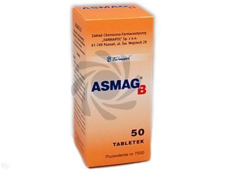Asmag B  0,3 g+0,25 mg 50 szt