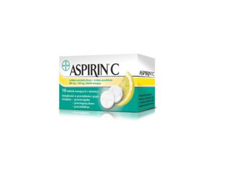 Aspirin C tabletki musujące 10 szt