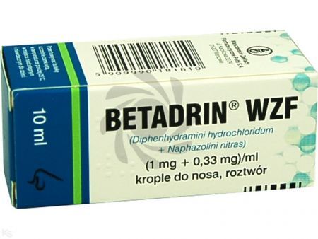 Betadrin WZF krople do nosa 10 ml