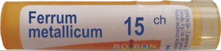BOIRON Ferrum metallicum 15 CH granulki 4 g