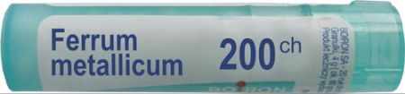 BOIRON Ferrum metallicum 200 CH granulki 4 g