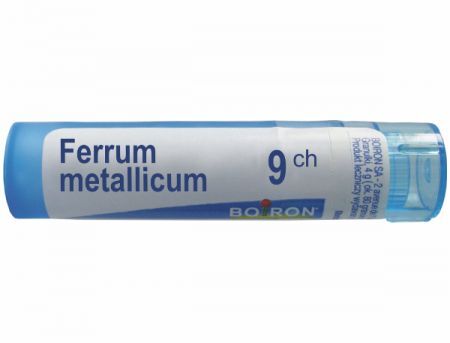 BOIRON Ferrum metallicum 9 CH granulki 4 g