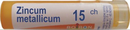 BOIRON Zincum metallicum 15 CH granulki 4 g