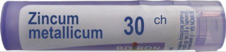 BOIRON Zincum metallicum 30 CH granulki 4 g