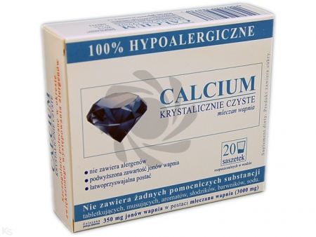 Calcium Krystalicznie Czyste 100% hypoalergiczne