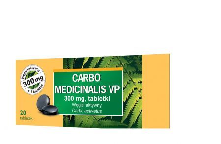 Carbo medicinalis VP tabl. 0,3g 20tabl.(2b