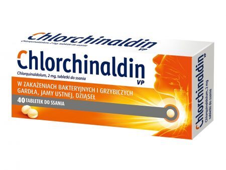 Chlorchinaldin VP do ssania 40 szt