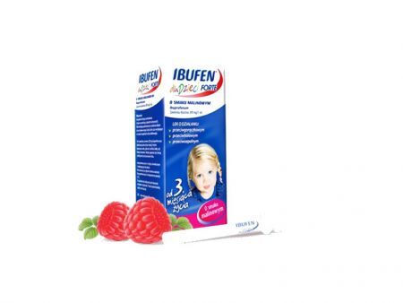 Ibufen dla dzieci Forte o smaku malinowym