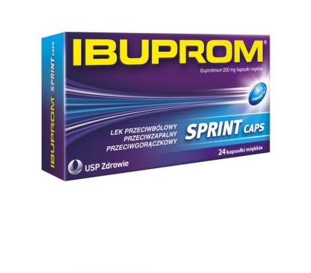Ibuprom Sprint Caps kapsułki 0,2 g 24 szt